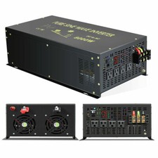 8000W Pure Sine Wave power Inverter 24V DC to 120V AC RV/Truck/Car/Home Solar