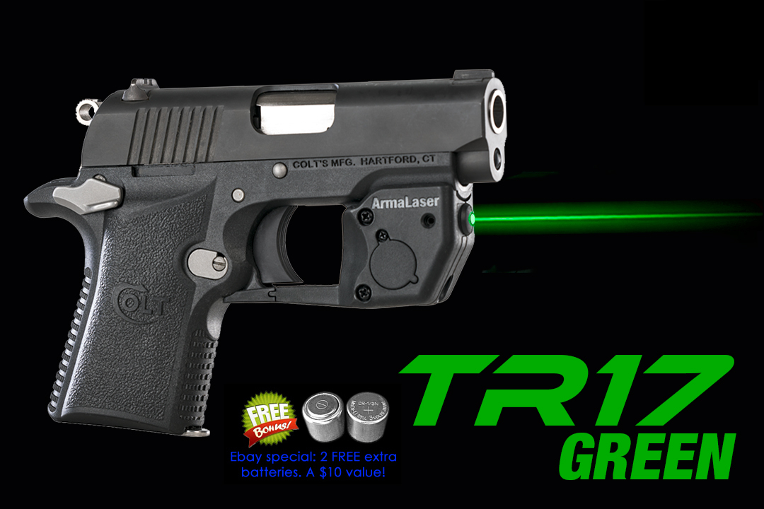 ArmaLaser TR17-G TR17S Green Laser Sight - Colt Mustang XSP