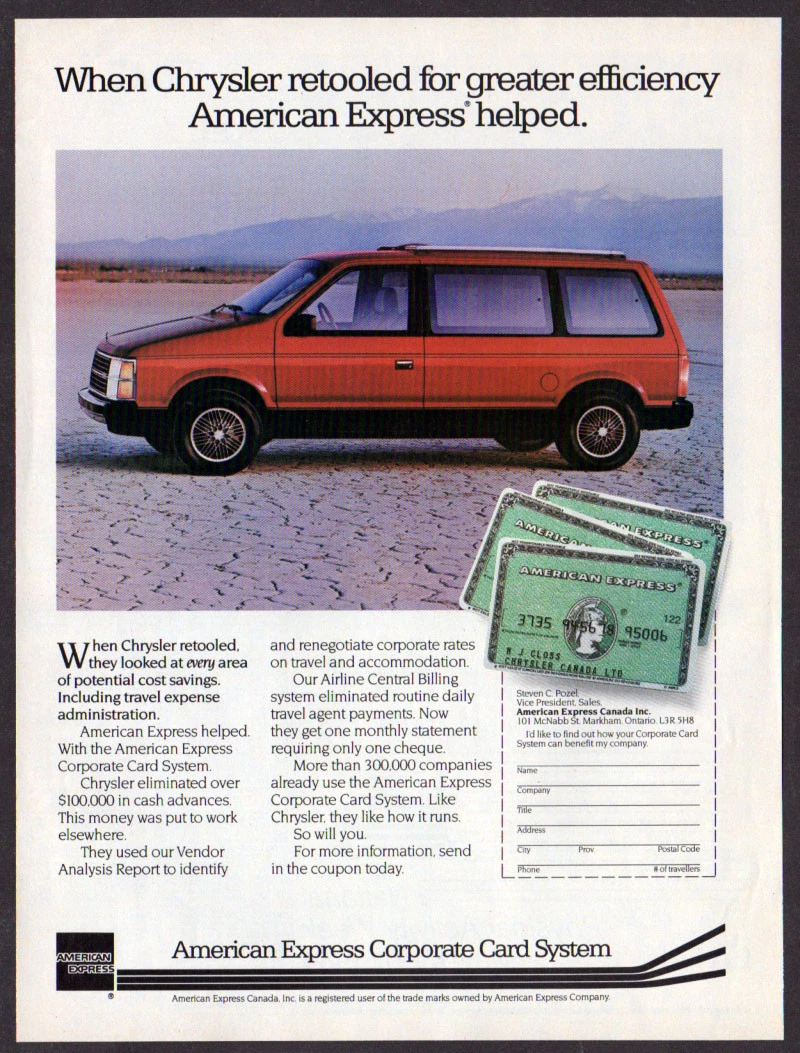 1984 DODGE Caravan Vintage Original Print AD - Red Chrysler photo English  Canada | eBay
