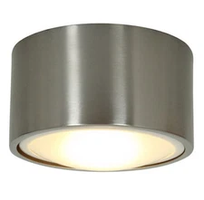 Access Lighting 20742LEDD-BS Ares Brushed Steel Flush Mount Ceiling Light