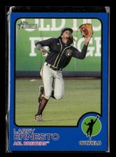 2022 Topps Heritage Minor League #60 Larry Ernesto Blue Border #/99