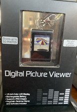Digital Picture Viewer Keychain Holds Up To 50 Pictures NIB