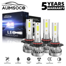 For Acura Integra Hatchback 1994-2001 6000k White Led Headlight High Low Beam For Acura Integra Hatchback 1994-2001 6000k White Led Headlight High Low Beam