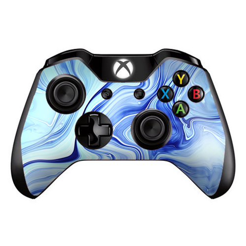 Skins Decal Wrap for Xbox One / One S Controller Blue Marble Rocks Glass - Picture 1 of 2