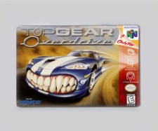 Top Gear Overdrive N64 - 2x3 Fridge Magnet Nintendo 64 Game Retro Box Top Gear Overdrive N64 - 2x3 Fridge Magnet Nintendo 64 Game Retro Box