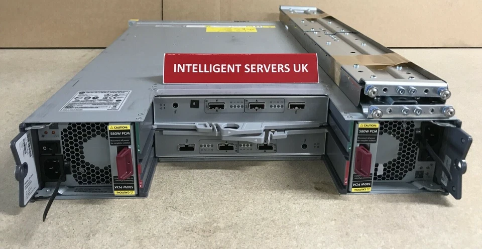 HP 3PAR M6710 2.5 inch 2U SAS Drive Enclosure + Rails - QR490A / QR490-63012 - Image 2 of 2