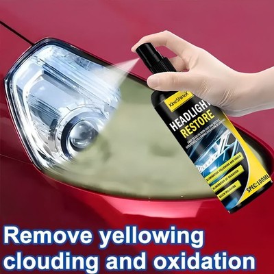 Car Headlight Restoration Kit Scratch Remover Oxidation Cleaner Repair Liquid