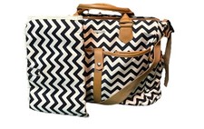 Diaper Bags Large Satchel Tote With Shoulder Straps/Changing Pad, many pockets