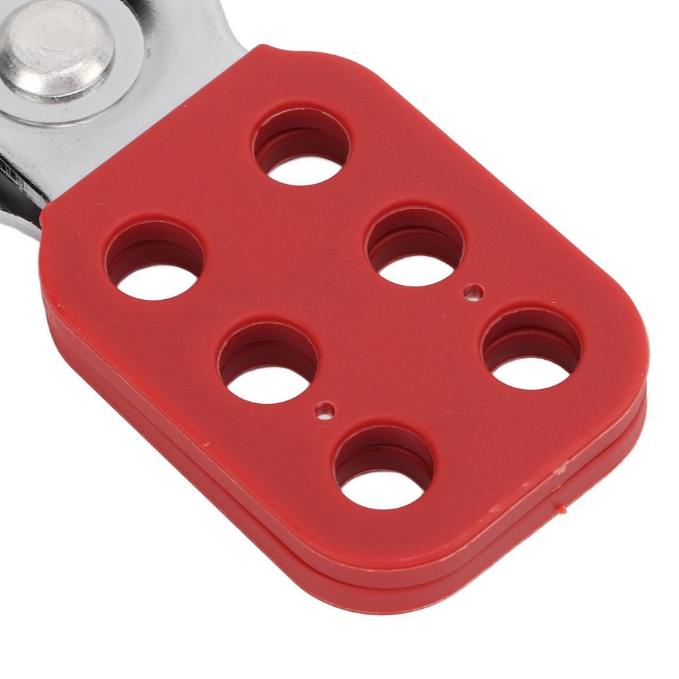 38mm/1.5in Lockout Tagout Hasp 6 Hole Security Hasp Lock With Padlock ...