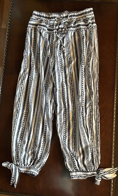 SHEIN Black And White Harem Pants