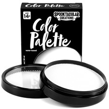 Halloween Makeup Face Body Paint Waterproof Foundation Cream Cake Tub, Halloween