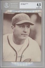 1940 Chicago Cubs Team Issue Billy Herman BGS 4.5 HOF 0q3