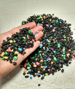 GloFish Aquarium Terrarium Gravel Multicolor Glow Rocks ~ 1 lb Bag