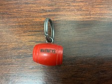 Vintage 1960s/70s WATNEYS Red Plastic Beer Barrel Novelty Keyring Key Fob Gift