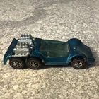 Vintage 1970 Hot Wheels Redline Six Shooter Aqua Blue Hong Kong