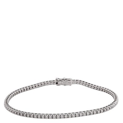 Damiani Veramore White Gold Diamond Bracelet, Size 19 cm