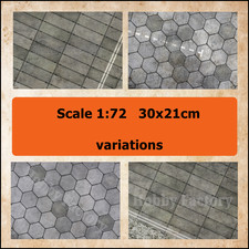 1:72 Soviet Warsaw Pact Airfield Display Base vriations 30x21cm PCV PVC