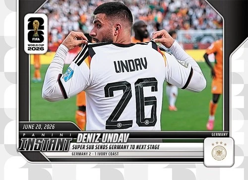 \*PRESALE\* 2026 Panini Instant FIFA World Cup Deniz Undav #75 ~ Germany