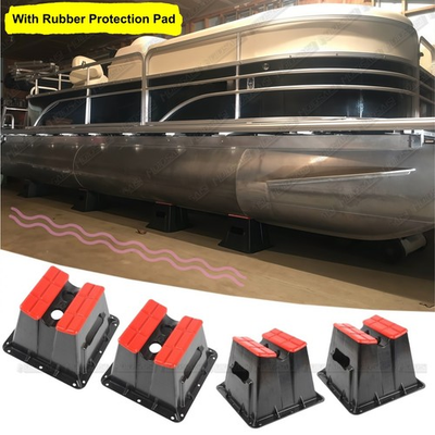 #ad #ad 4PCS Set Pontoon Storage Blocks Heavy Duty Stackable Winterizing Boat Protection $90.52