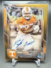 Peyton Lewis Bowman Chrome 2024 True Gold /50 #07 Auto