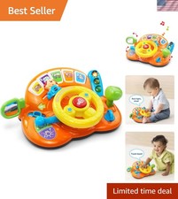 Vtech Turn  Learn Driver Toy in Orange for Imaginative Play - Ages 6-36