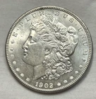 1902-P $1 Morgan Dollar 90% Silver Philadelphia US Coin - LUSTER!