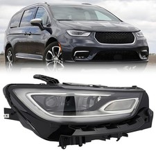 For 2021 2022 2023 Chrysler Pacifica Headlight Assembly - LED Headlamp, w/DRL
