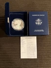 2002 American Eagle Silver Dollar W/ Original BOX And COA