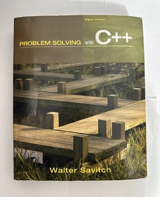 Problem Solving With C++ 8th Edition Walter Savitch Pearson 2012 + Access Code