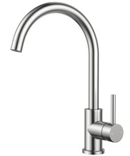 Kitchen Faucet, Brushed Nickel Commercial Modern Single Handle Faucet for Kit...