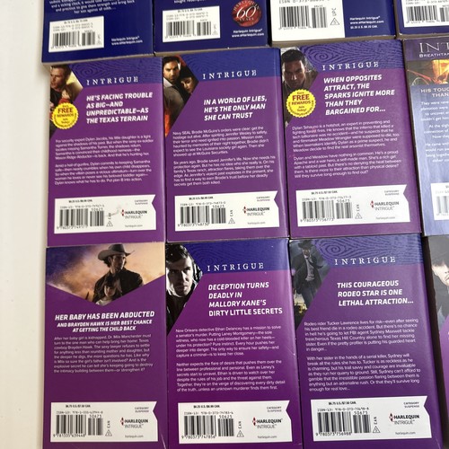 LOT OF 24 HARLEQUIN INTRIGUE NOVELS (LARGER PRINT) Mixed Authors - Picture 16 of 19