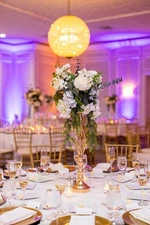 Large Artificial White Hydrangea Floral Arrangement (Wedding Party Centerpiece)