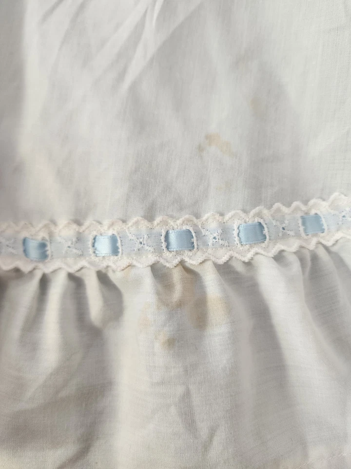 Disfraz de Alicia en el País de las Maravillas para Niñas Halloween Azul Blanco Hecho a Mano 3 piezas Foto 4 de 4