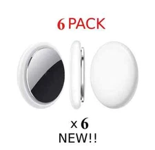6 PACK Smart Air Tag GPS Bluetooth Tracking for Keys/ IOS & Android