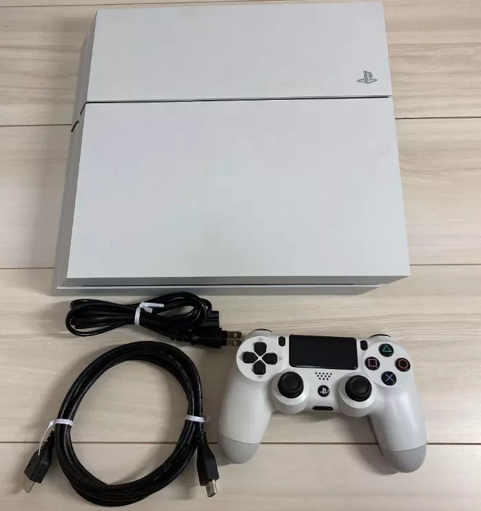 SONY PS4 PlayStation 4 Glacier White CUH-1200A 500GB Game Console