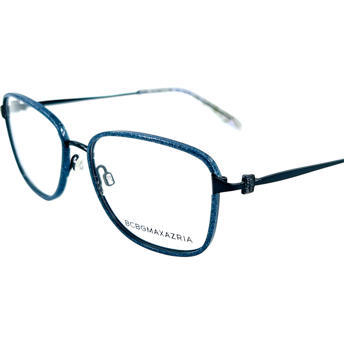 BCBG Maxazria Emlyn Womens Metal Eyeglass Frame Blue Denim  display picture 3