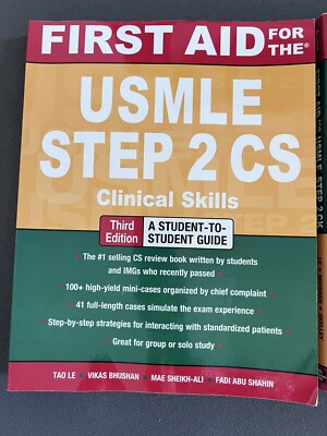 First Aid for the USMLE Step 2 CK First Aid for the USMLE Step 2