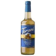 Torani Sugar Free English Toffee Syrup (750 mL), G-English Toffee-sf