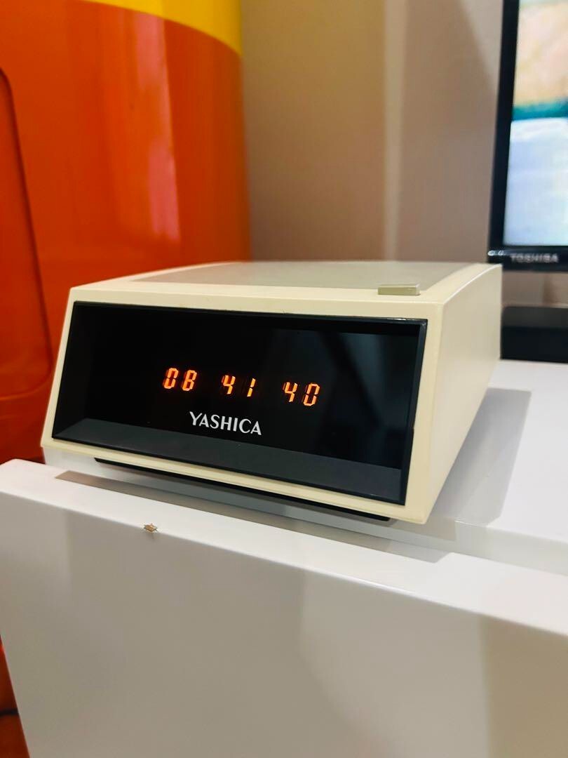 70s レアyashica digital calculator clock