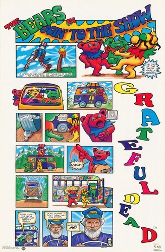 Grateful Dead Poster The Bears Goin' To The Show Going - Bild 1 von 1