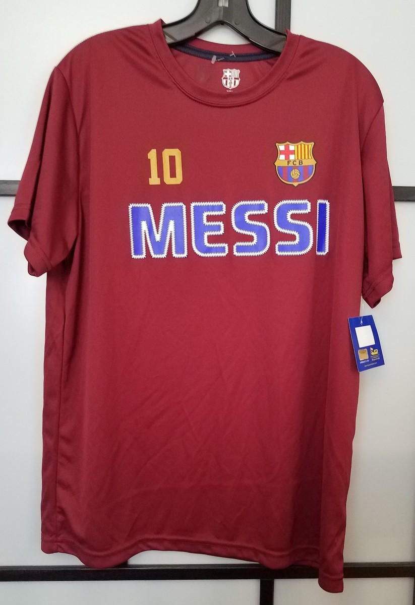 Tシャツ MESSI 10 ★ FC Barcelona FCB FC Barcelona Men's Lionel Messi Shirt NWT | eBay
