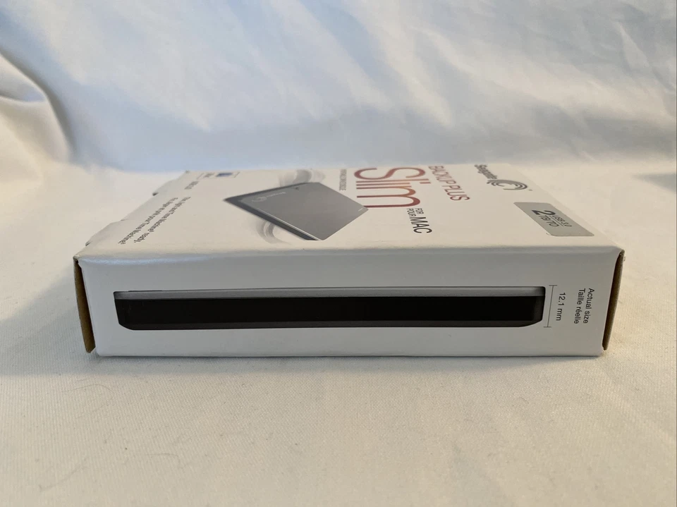 Seagate BACKUP PLUS SLIM USB 3.0 2TB PORTABLE DRIVE 4 MAC STDS2000900 NEW Sealed - Image 3 of 4