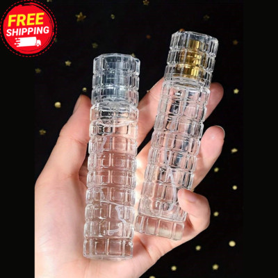 30ml Empty Glass Bottle Cosmetic Containers Transparent Travel Perfume Dispenser