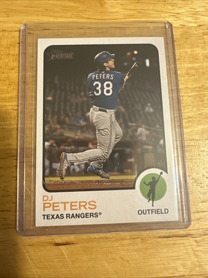 2022 Topps Heritage - #119 D.J. Peters /73