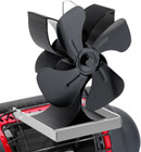 Heat Powered Wood Stove Fan for Propane Heater (Included Bracket), Non Electric
