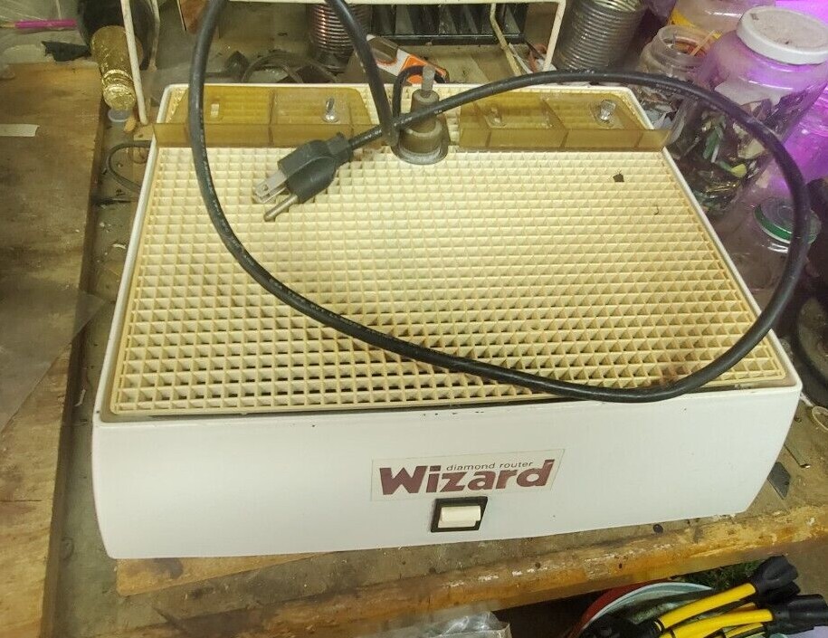 Inland Wizard Diamond Glass Grinder Stained Glass Cutter TESTED.with