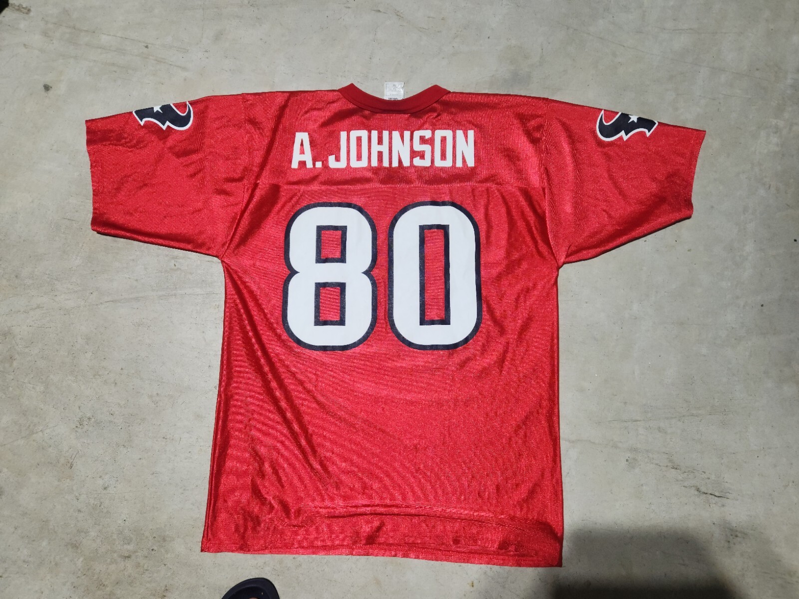 Andre Johnson Houston Texans Red M NFL 100 Polyester Jersey Used eBay