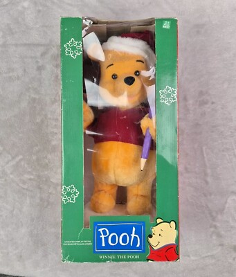 Telco Winnie the Pooh Motion-ettes Animated Christmas TESTED WORKS