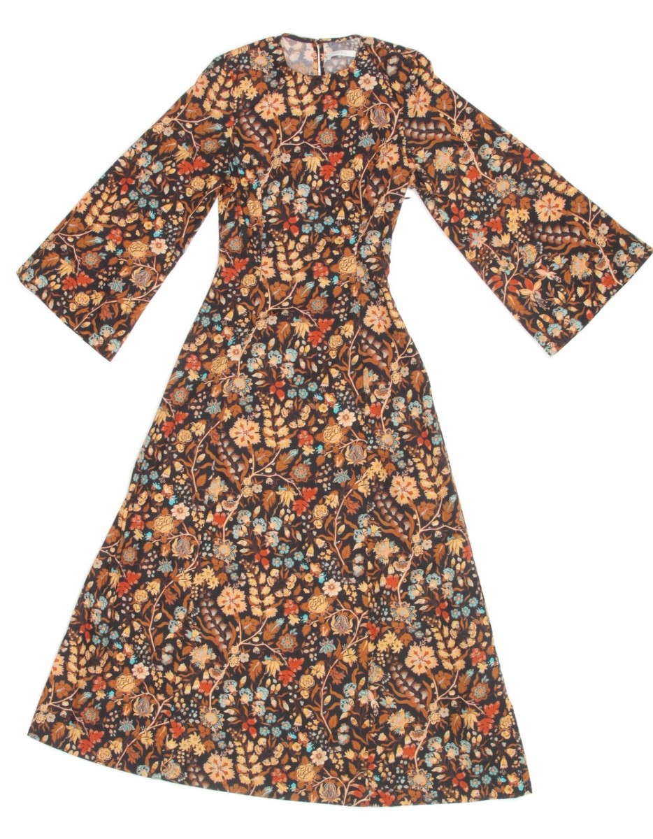 DOEN Long Sleeve Maxi Dress Marron Midnight Toile de Jouy Floral Cotton XXS | eBay DOEN Long Sleeve Maxi Dress Marron Midnight Toile de Jouy Floral Cotton XXS | eBay