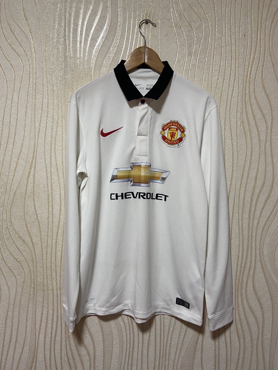 MANCHESTER UNITED 2014 2015 AWAY SHIRT JERSEY NIKE 611039-106 sz M